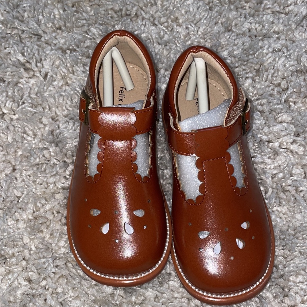 Leather Girls Shoes